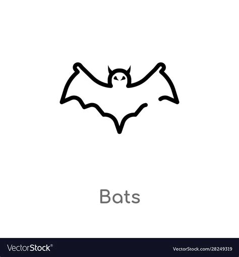 Simple Bat Outline