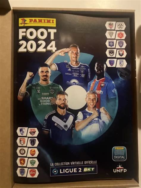 Rare Album Panini Foot 2024 Ligue 2 Bkt Sous Blister Set Complet