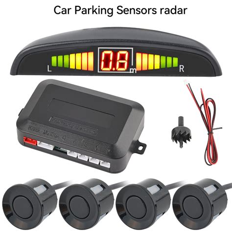 Universal Car Parking Sensors Kit Led Didsplay Sensors Mm Reversing