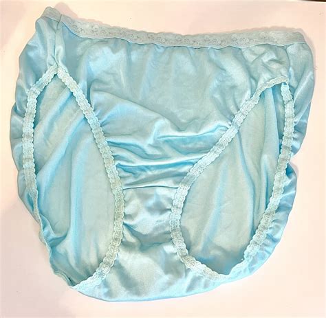 Vintage Panties Semi Sheer Nylon Lace High Rise 3xl G… Gem