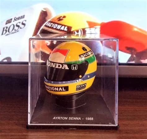 Miniatura Capacete Ayrton Senna Spark Mercadolivre