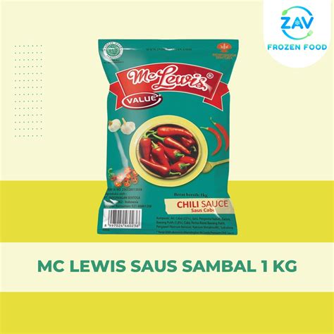 Jual Mc Lewis Saus Sambal Kg Shopee Indonesia