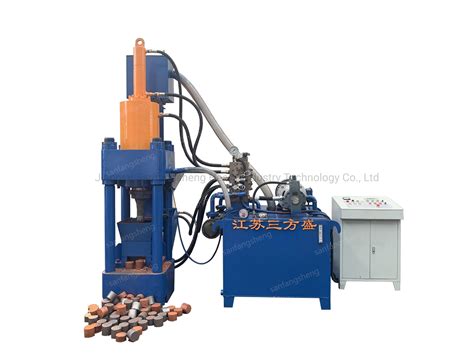 Hydraulic Scrap Copper Iron Aluminum Chip Briquette Press Machine