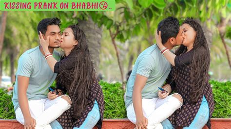 Kissing Prank On Bhabhi Prank In India Bubul Aman Youtube