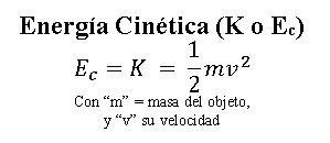 LA ENERGÍA CINÉTICA Curso para la UNAM