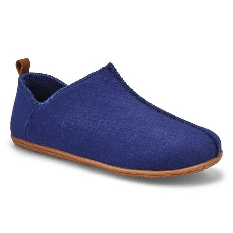 Softmoc Mens Jester Slipper Bootie Navy