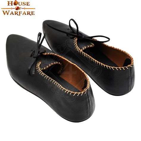 14th 15th Century Pointed Laced Low Shoes Outlet Outfit4events
