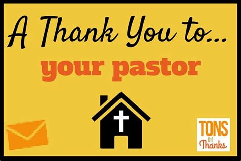 Pastor Appreciation Messages And Thank You Note Examples Church