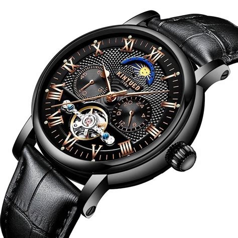 MECHANICZNY LUKSUSOWY ZEGAREK KINYUED TOURBILLON 13368685842 Allegro Pl