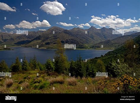 Five Sisters mountain range, Kintail, Northern Scotland, UK, Europe Stock Photo - Alamy