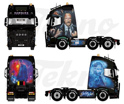Hawkins Volvo Fh5 6x2 Transportmodels
