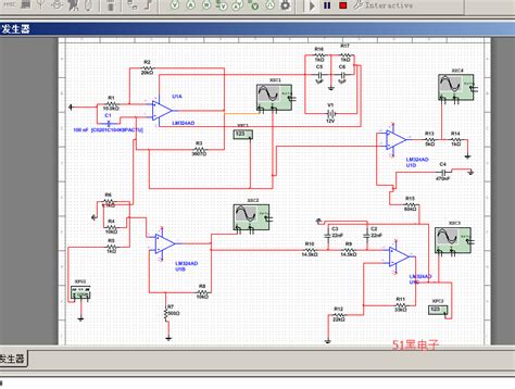 函数信号发生器multisim仿真 可调频 幅值三角波 方波 正弦波 Multisim仿真论坛