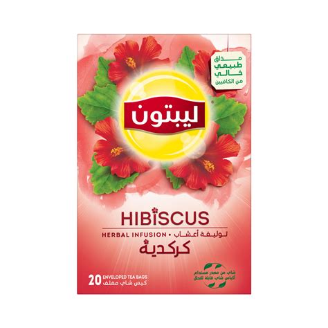 Lipton Hibiscus Herbal Infusion Tea 20 Teabags Online at Best Price