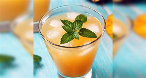 Mango Mint Iced Tea Recipe How To Make Mango Mint Iced Tea Recipe