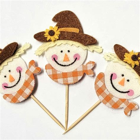 Fall Cupcake Toppers - Etsy