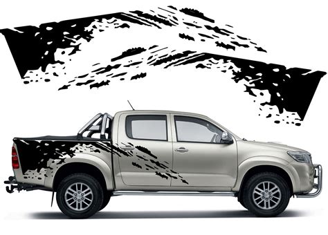 Toyota Hilux Mudsling Vinyl Graphics Kit Etsy