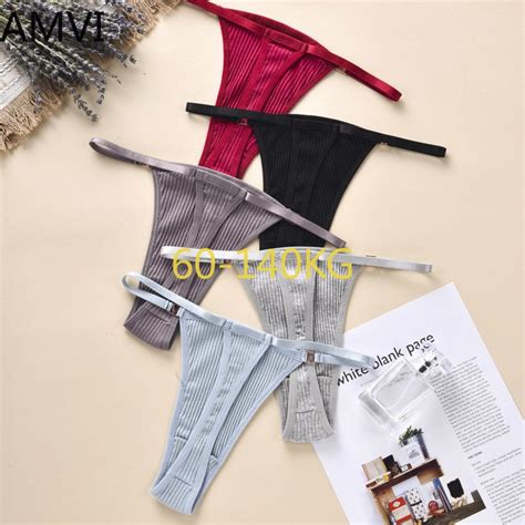 Amvi Panty Plus Size For Women S 4xl Cotton Panties Sexy Ladies Thongs