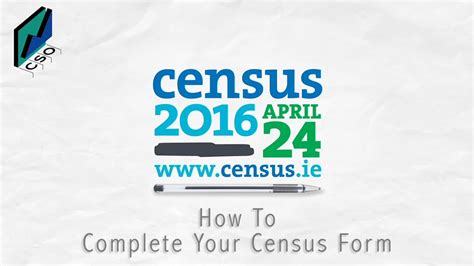 Census 2016 How To Fill Out The Census Form Youtube