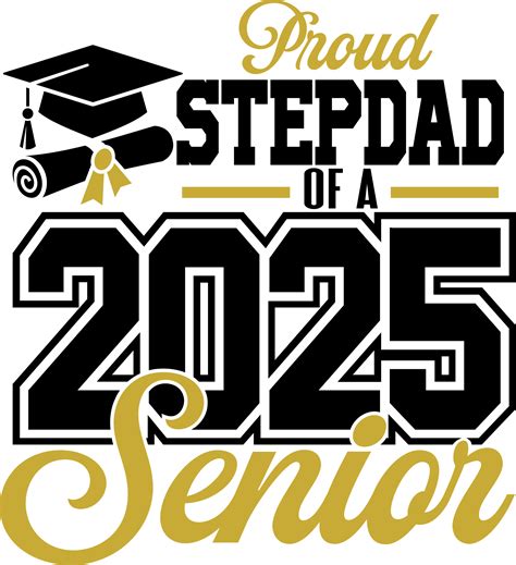 Stepdad Senior 2025 DTF (direct-to-film) Transfer – Twisted Image Transfers