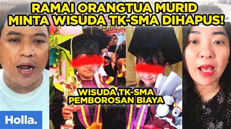 Ramai Orangtua Murid Minta Wisuda Tk Sma Dihapus Wisuda Tk Sma