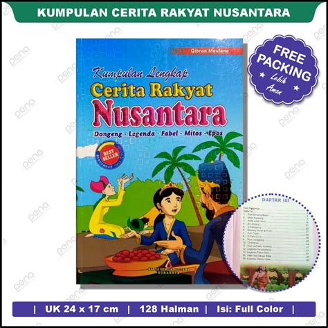 Jual Kumpulan Cerita Rakyat Nusantara Buku Cerita Anak Anak Bergambar