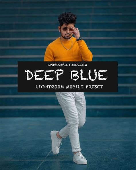 Deep Blue Lightroom Mobile Preset Free Download Nsb Pictures