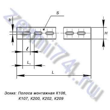 Полоса к 202 – Купить Профиль монтаж. К202 полоса L2000 сталь 3.0мм У2 ...