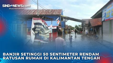 Banjir Setinggi 50 Sentimeter Rendam Ratusan Rumah Di Kalimantan Tengah