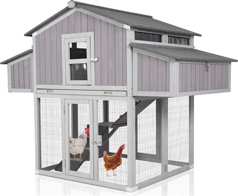 Amazon Medehoo Large Chicken Coop Folding Design Easy To Set Up