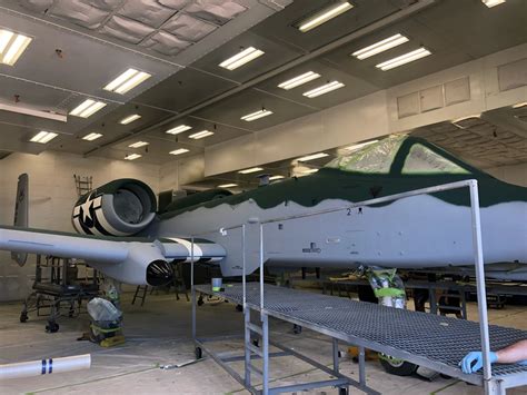 Exclusive Photos Of The A-10 Demo Team's WWII-Inspired Warthog Paint Scheme - AirshowStuff