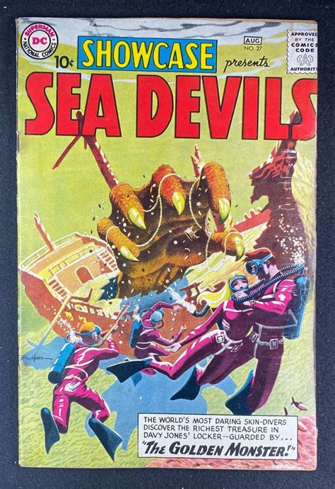 Showcase 1956 27 Gdvg 30 Origin1st App Sea Devils Russ Heath