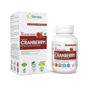 Skytag Bioteq American Cranberry Capsules Supports Urological Health