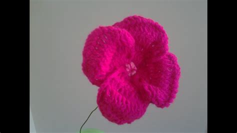 How To Crochet Poppy Flower Youtube