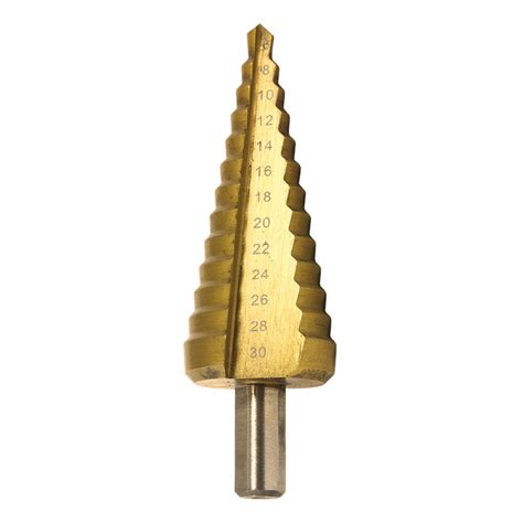 Alpha step drill bits - for use with thin materials - various sizes