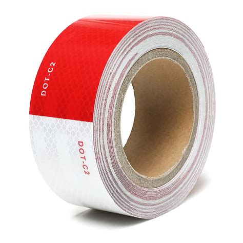 Buy Harciety Reflective Safety Tape In X Ft Dot C Red White