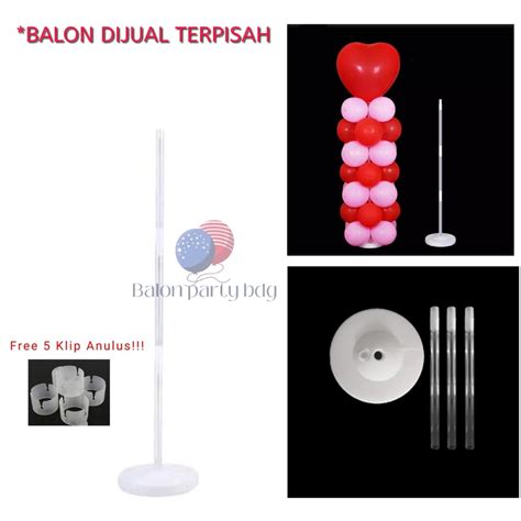 Jual STANDING TIANG BALON TIANG BALON TATAKAN BALON FREE KLIP