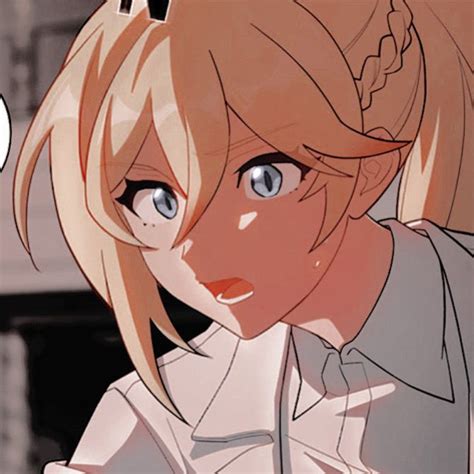 Blonde Haired Anime Character With Blue Eyes