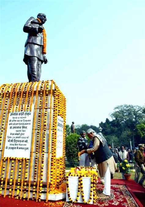 Former Bihar CM Karpoori Thakur's birth anniversary