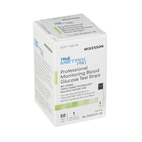 McKesson TRUE METRIX PRO Monitoring Blood Glucose Test Strips