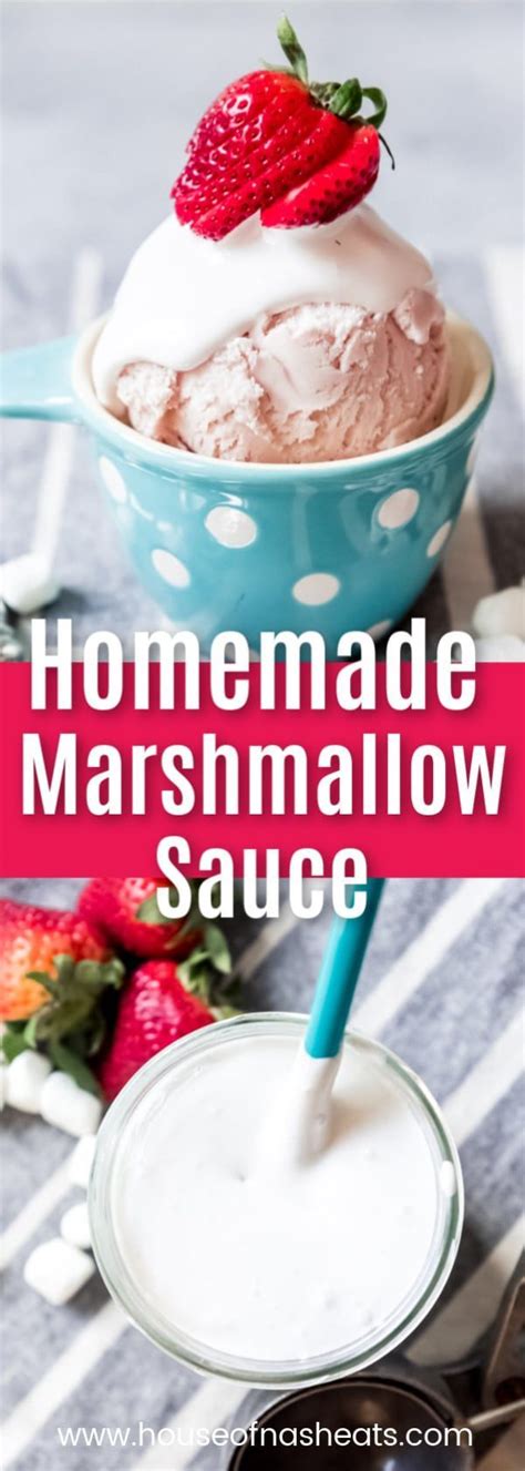 This Easy Homemade Marshmallow Sauce Is The Perfect Topping For An Ice