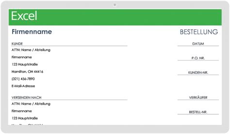 Kostenlose Vorlagen F R Bestellungen Smartsheet