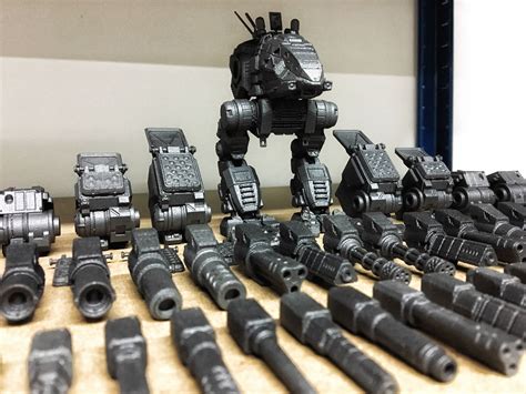 3Dprinted 3Dprinting Mech MWO MechWarrior BattleTech