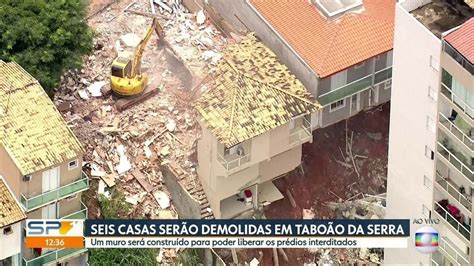 Casas Atingidas Por Deslizamento Come Am A Ser Demolidas Em Tabo O Da