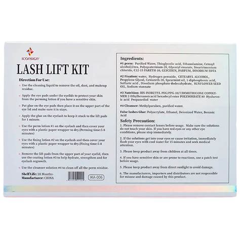 Kit Completo Iconsign Lash Lifting E Brow Lamination Maxxmania