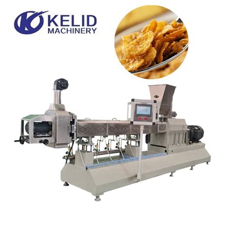 Top Quality Automatic Breakfast Cereals Corn Flakes Extruder Machine