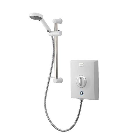 Aqualisa Electric Shower 85kw Quartz White Chrome