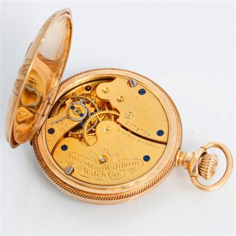 Waltham 14k Tri Gold Ladies Pendant Pocket Watch For Sale At 1stdibs Waltham Ladies Pocket