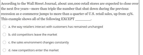 Solved According to the Wall Street Journal, about 100,000 | Chegg.com