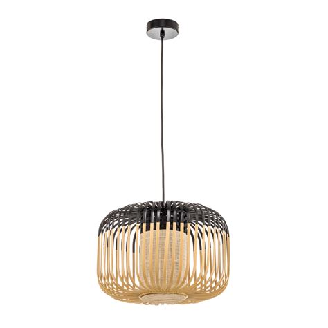 Forestier Bamboo Light S Pendant Lamp 35 Cm Black Lights Ie