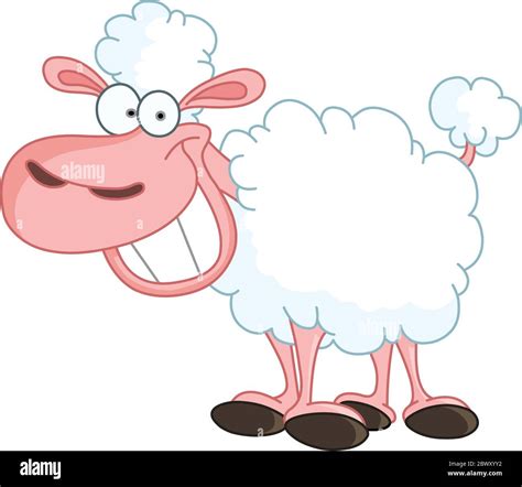 Woolly Sheep Face Stock Vector Images Alamy